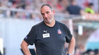 Ist bedient: Frank Schmidt, der Trainer des 1. FC Heidenheim