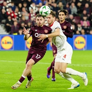 Conference League: Heart of Midlothian gegen den 1. FC Heidenheim 