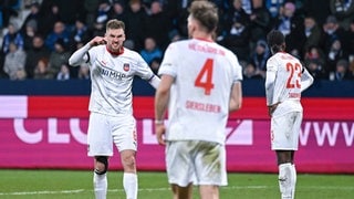 Enttäuschung beim 1.FC Heidenheim in Bochum