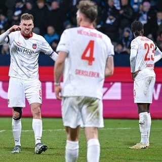 Enttäuschung beim 1.FC Heidenheim in Bochum