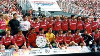der 1.FC Kaiserslautern wird 1998 sensationell Deutscher Fußball Meister 