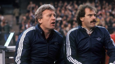 Sepp Stabel in der Bundesligasaison 198081 als Assistent von Trainer Karl-Heinz Feldkamp