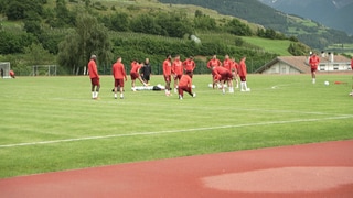 Der 1. FC Kaiserslautern im Trainingslager in MalsSüdtirol.