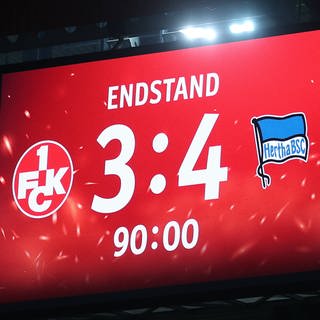 Nach großem Spektakel kassierte der 1. FC Kaiserslautern gegen Hertha BSC die erste Saisonniederlage