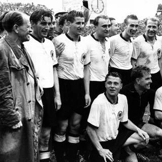 Die deutsche Weltmeister-Mannschaft 1954