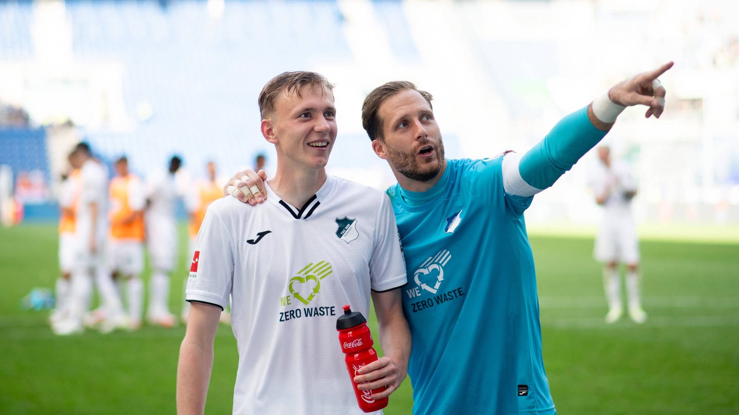 Maximilian Beier (links) und Teamkollege Oliver Baumann