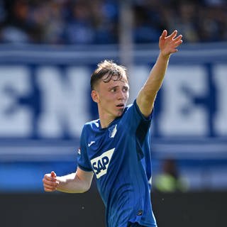 Maximilian Beier im Trikot der TSG Hoffenheim