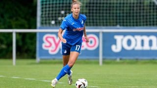 Franziska Harsch eine prägende Figur im Mittelfeld der TSG Hoffenheim. 