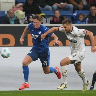 Hoffenheim im Spiel gegen St. Pauli.