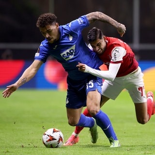 Hoffenheim in der Europa League gegen Sporting Braga.