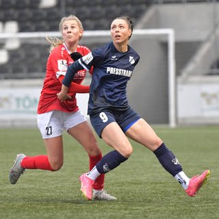 Leonie Kreil vom SC Sand im Spiel gegen den FSV Güthersloh