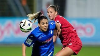 SC Freiburg gegen die TSG Hoffenheim in der Frauen-Bundesliga