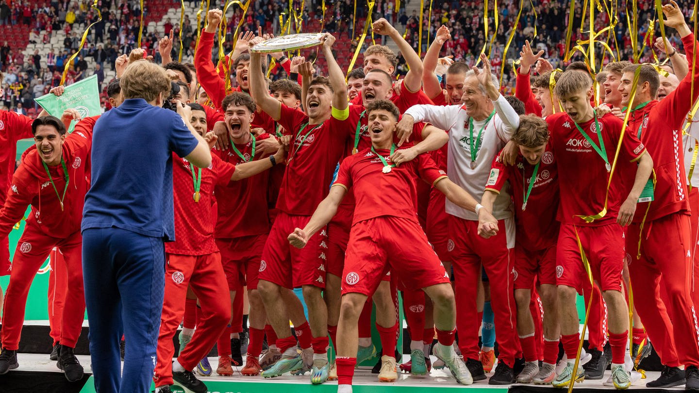 Die A-Junioren von Mainz 05 sind Deutscher Meister 2023
