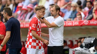 Nelson Weiper und Bo Svensson von Mainz 05.