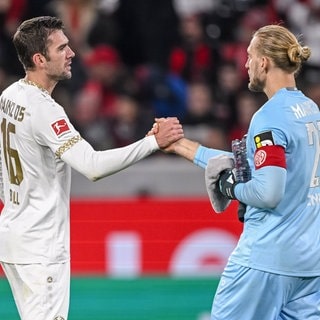 Stefan Bell und Robin Zentner von Mainz 05