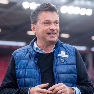 Mainz-Sportvorstand Christian Heidel im Stadion