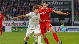 Spielszene zwischen dem SC Freiburg und Mainz 05