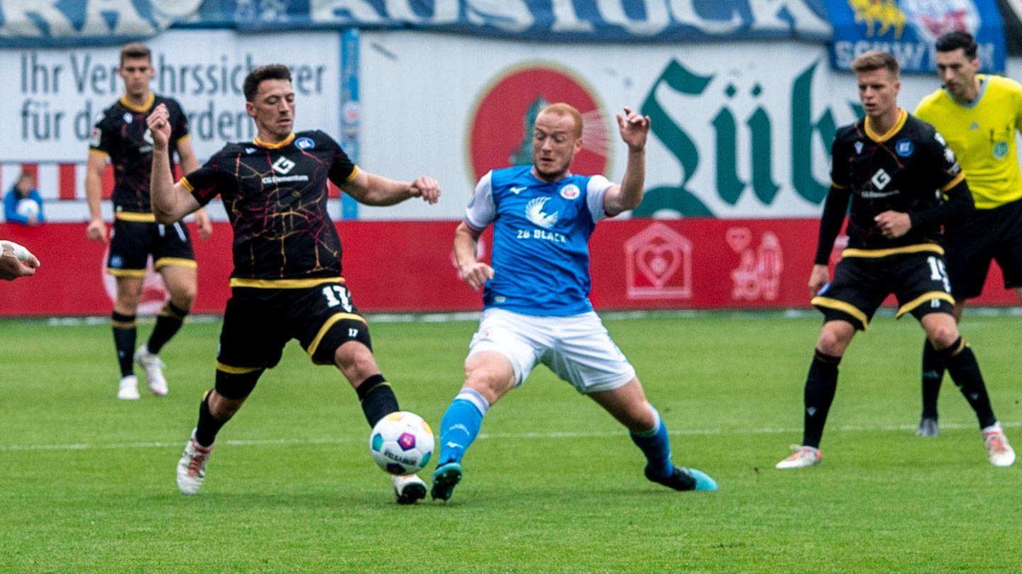 KSC schickt Hansa Rostock ins Tal der Tränen