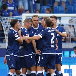 Großer Jubel beim Karlsruher SC