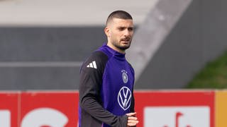 Deniz Undav vom VfB Stuttgart bei der deutschen Nationalmannschaft