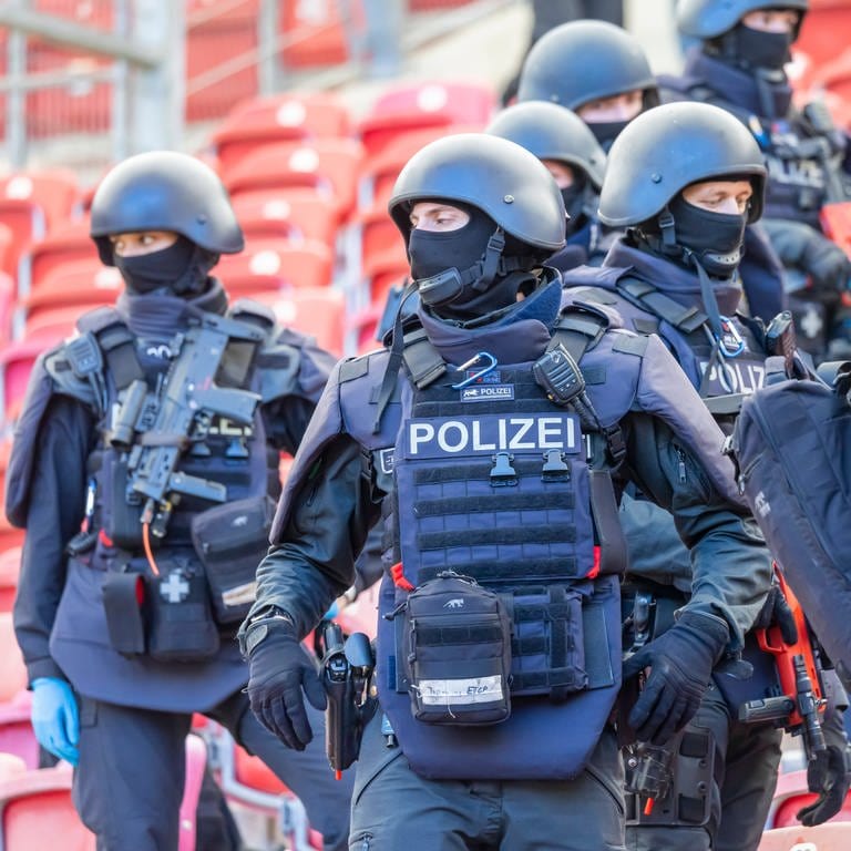 Sicherheitszone in Stuttgart bei der EM