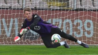 Alexander Nübel vom VfB Stuttgart bei der Nationalmannschaft 