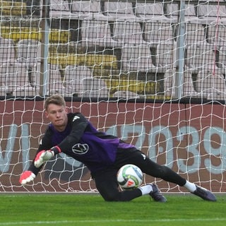 Alexander Nübel vom VfB Stuttgart bei der Nationalmannschaft 