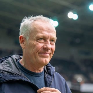 Freiburgs Trainer Christian Streich