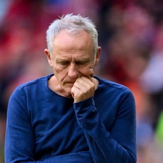 Trainer Christian Streich vomn SC Freiburg