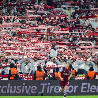 Fans des SC Freiburg in London