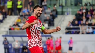 Vincenzo Grifo jubelt über Treffer in der Europa League gegen Topola