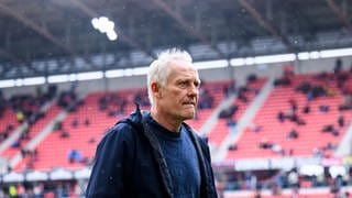 Freiburgs Trainer Christian Streich