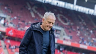 Freiburgs Trainer Christian Streich