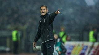 Thomas Wörle im Donaustadion beim Heimspiel des SSV Ulm gegen Schalke 04