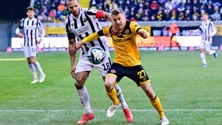 Dynamo Dresden gegen den SV Sandhausen