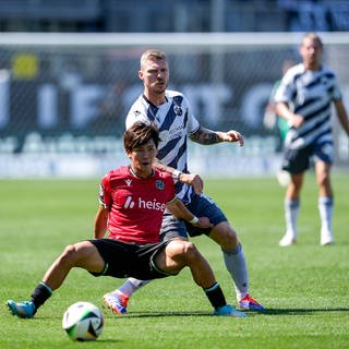 Spielszene zwischen Sandhausen und Hannover 96 II