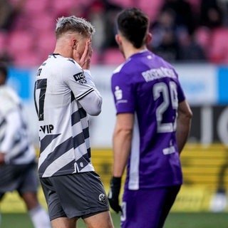 SV Sandhausen gegen Erzgebirge Aue