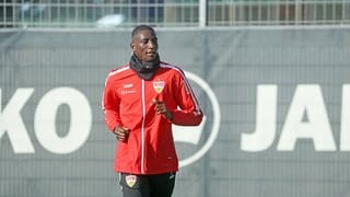 Serhou Guirassy vom VfB Stuttgart im Training