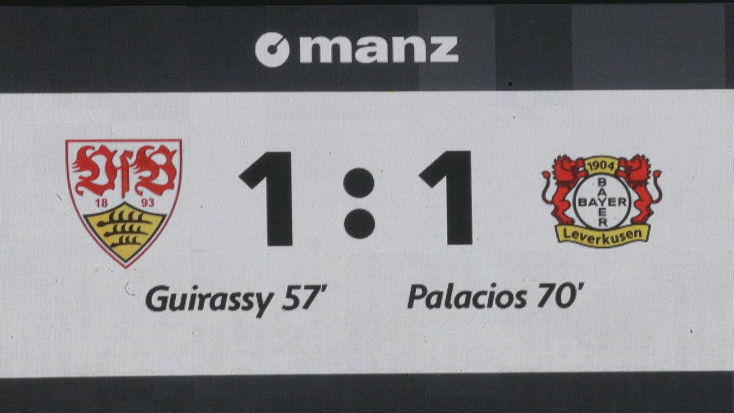Das letzte Heimspiel des VfB Stuttgart gegen Bayer Leverkusen (23. Mai 2023) endete 1:1.