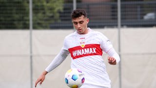 Stürmer Thomas Kastanaras vom VfB Stuttgart