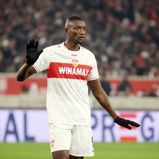 Serhou Guirassy im Trikot des VfB Stuttgart