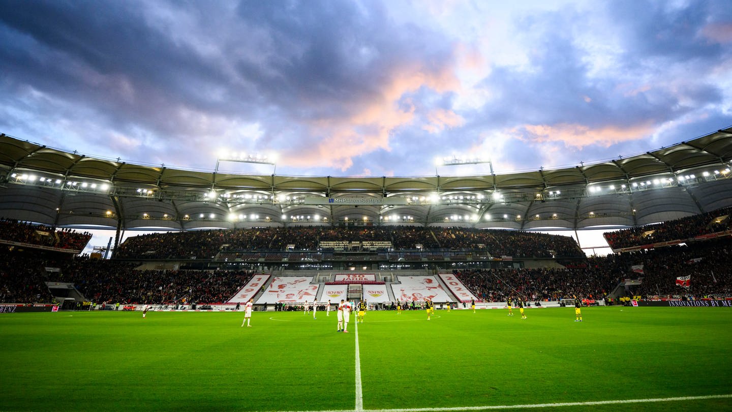 Die Stuttgarter Arena während eines VfB-Spiels