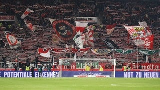 Die Cannstatter Kurve in der Arena des VfB Stuttgart