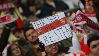 Fans des VfB Stuttgart im Stadion