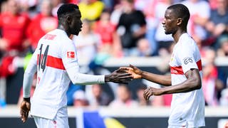 Silas und Serhou Guirassy vom VfB Stuttgart sind voraussichtlich beim Afrika-Cup dabei. 