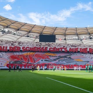 Fankurve des VfB Stuttgart