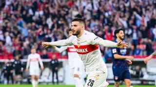 Deniz Undav bejubelt einen Treffer für den VfB Stuttgart