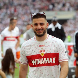 Deniz Undav im VfB-Trikot.