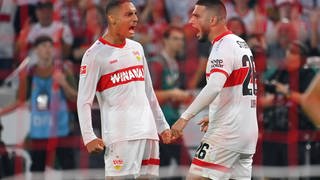 Enzo Millot und Deniz Undav vom VfB Stuttgart