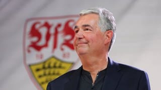 Präsident des VfB Stuttgart Dietmar Allgaier beim Saison-Opening